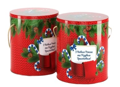 Подарунковий набір № 3 СВІТ ТРЕЙДЕР "Ялинки" 900 г